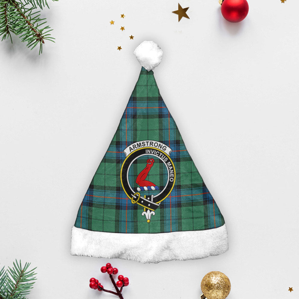 Armstrong Ancient Tartan Crest Christmas Hat