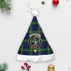 Bannerman Tartan Crest Christmas Hat