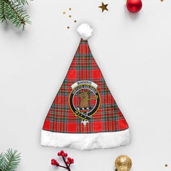 Binning (of Wallifoord) Tartan Crest Christmas Hat