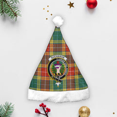 Buchanan Old Sett Tartan Crest Christmas Hat