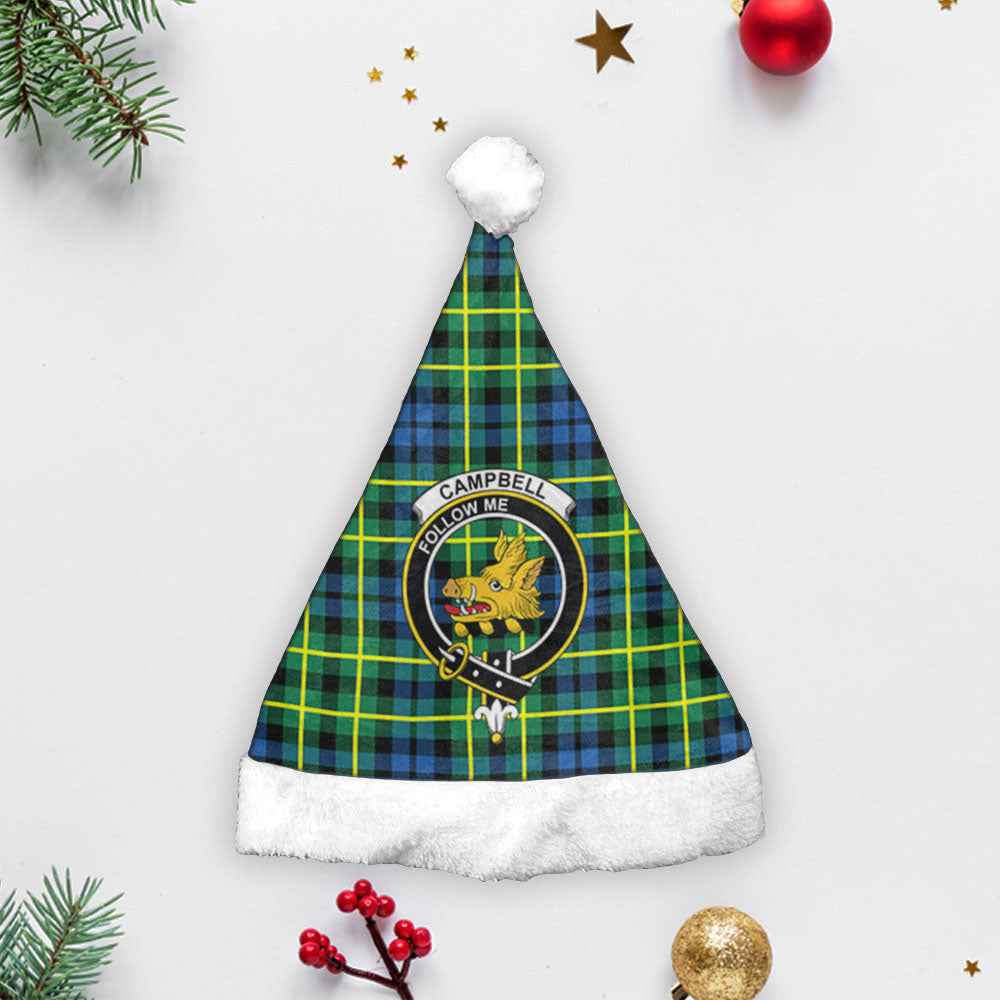 Campbell of Breadalbane Ancient Tartan Crest Christmas Hat