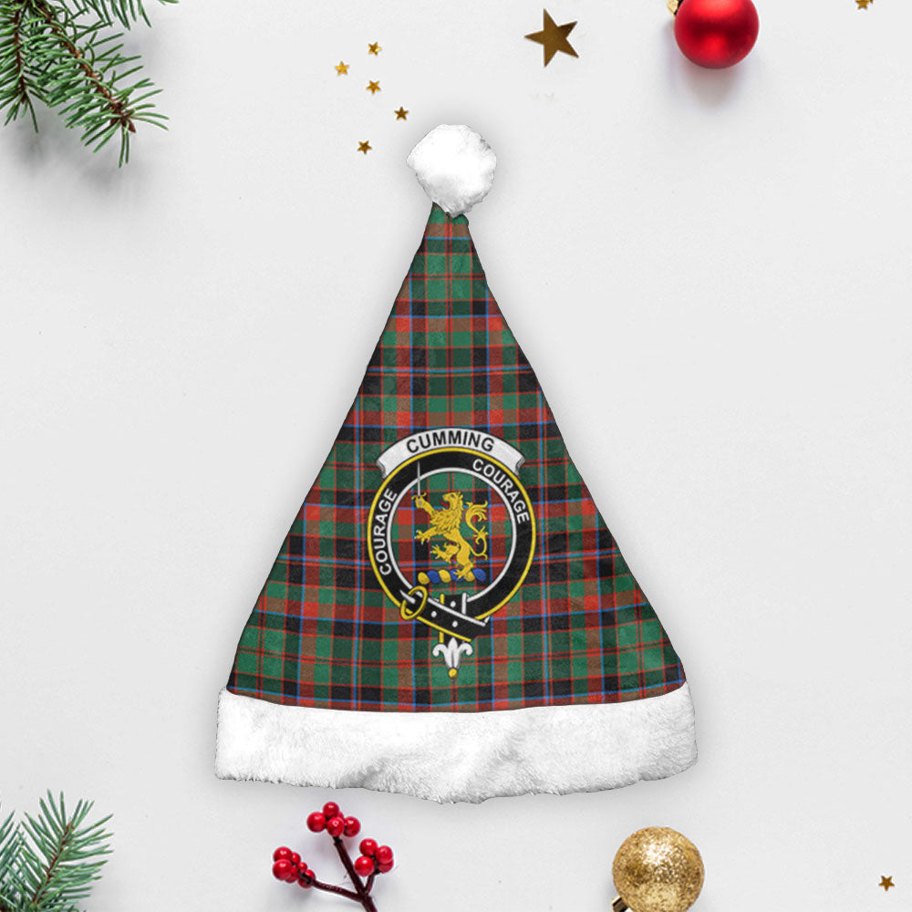 Cumming Hunting Ancient Tartan Crest Christmas Hat