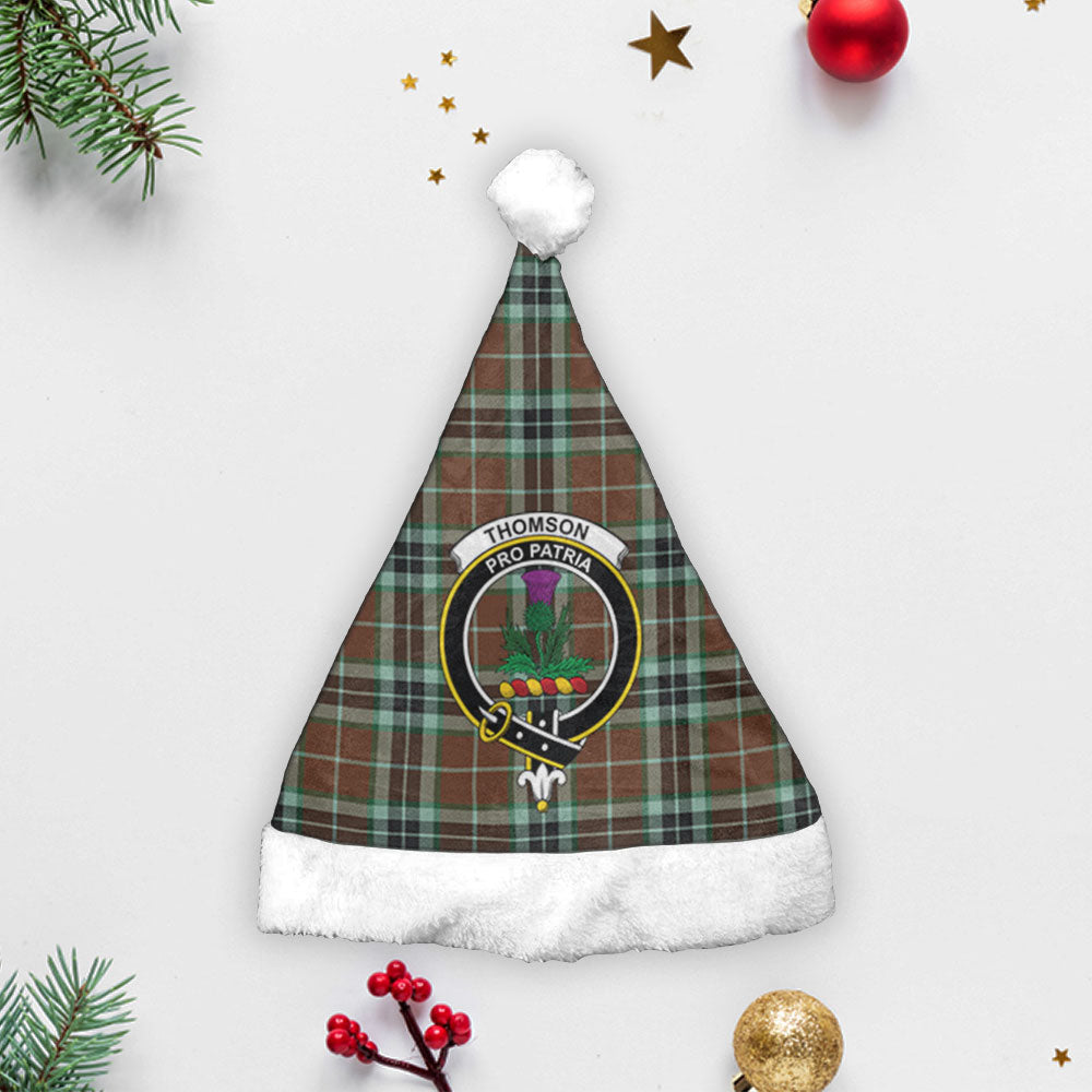 Thomson Hunting Modern Tartan Crest Christmas Hat