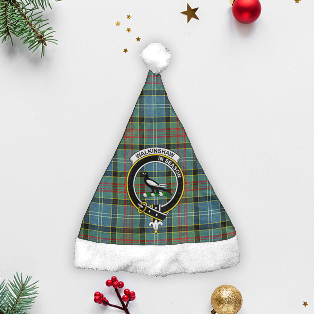 Walkinshaw Tartan Crest Christmas Hat