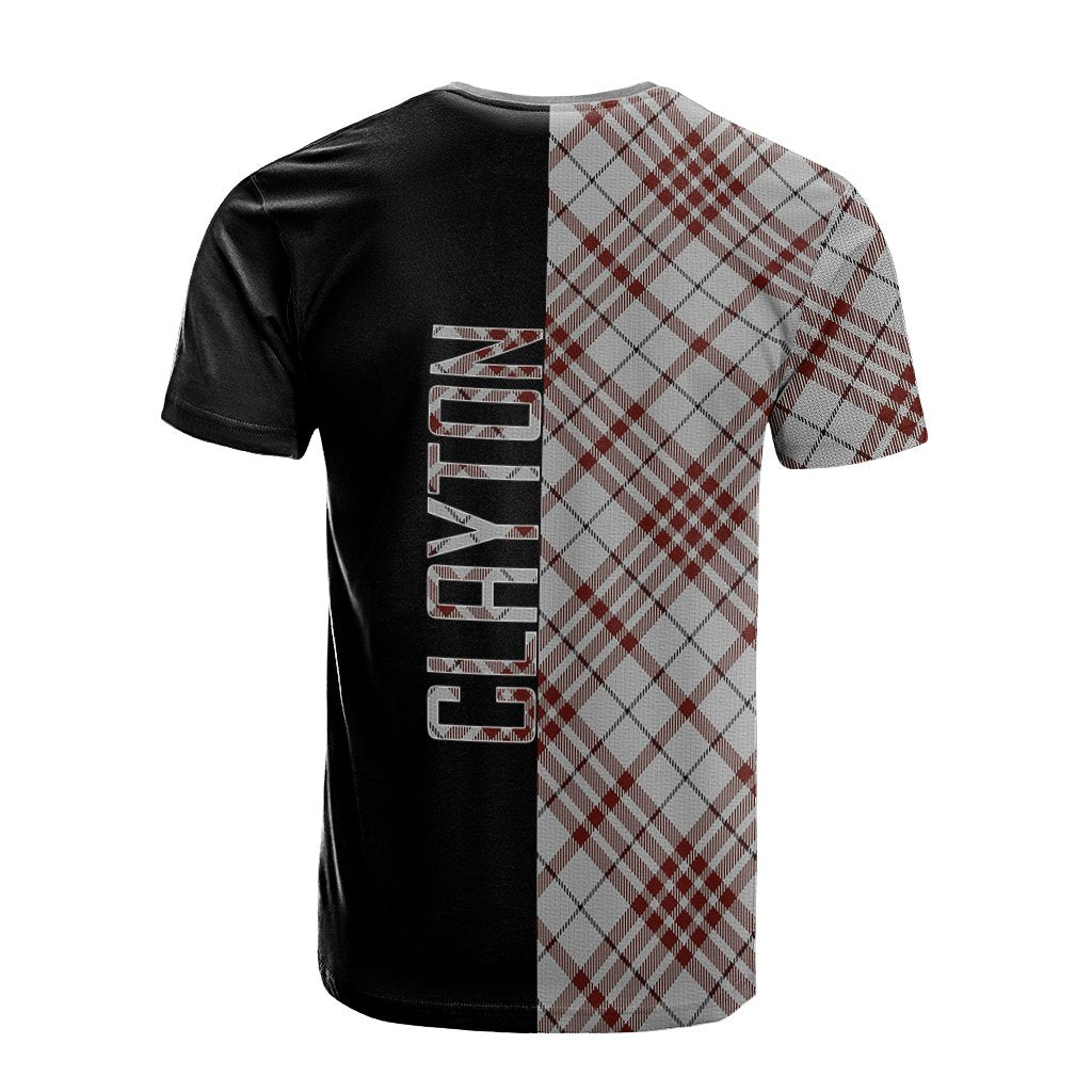 Clayton Tartan T-Shirt Half of Me - Cross Style