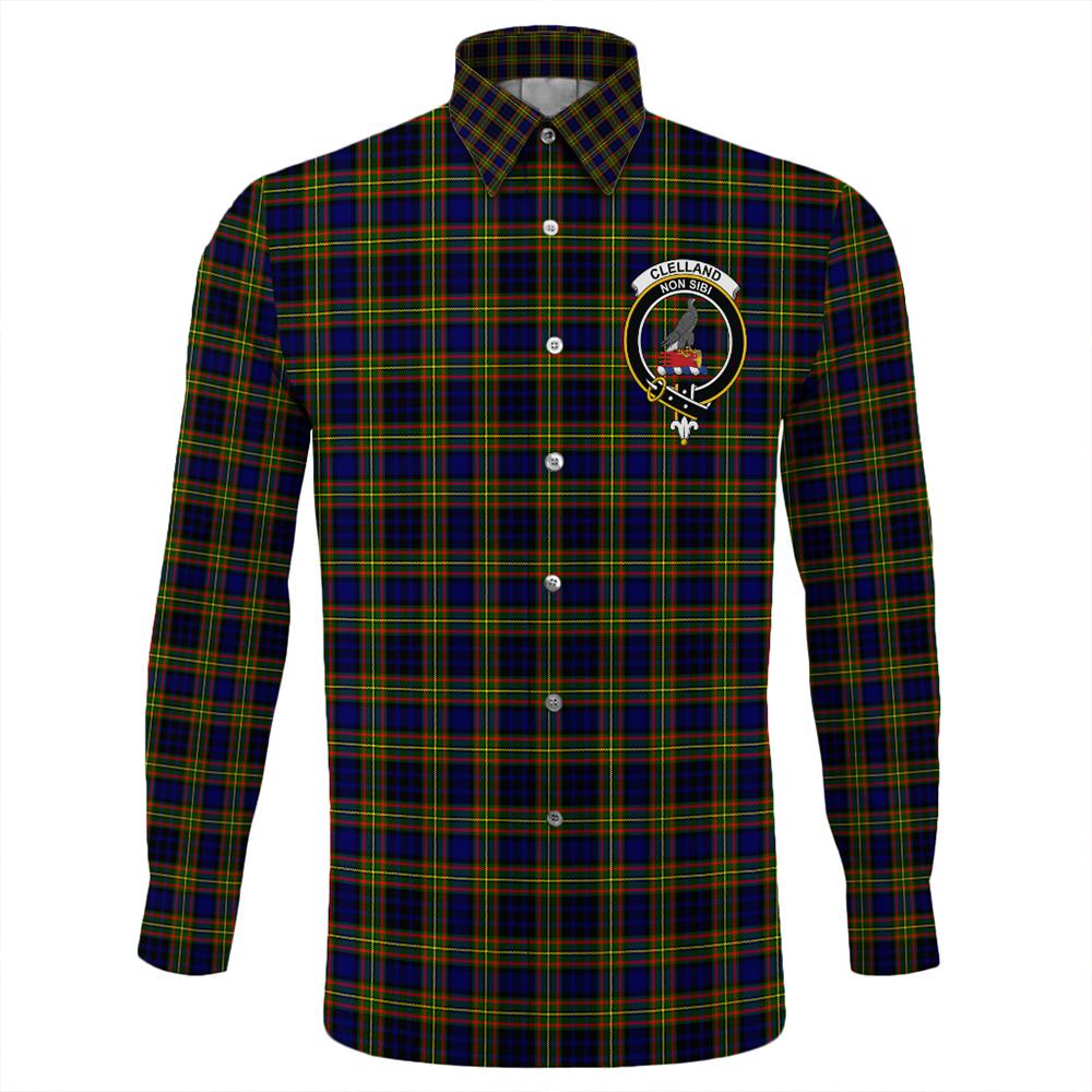Clelland Modern Tartan Long Sleeve Button Shirt