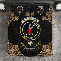 Colquhoun Crest Black Bedding Set