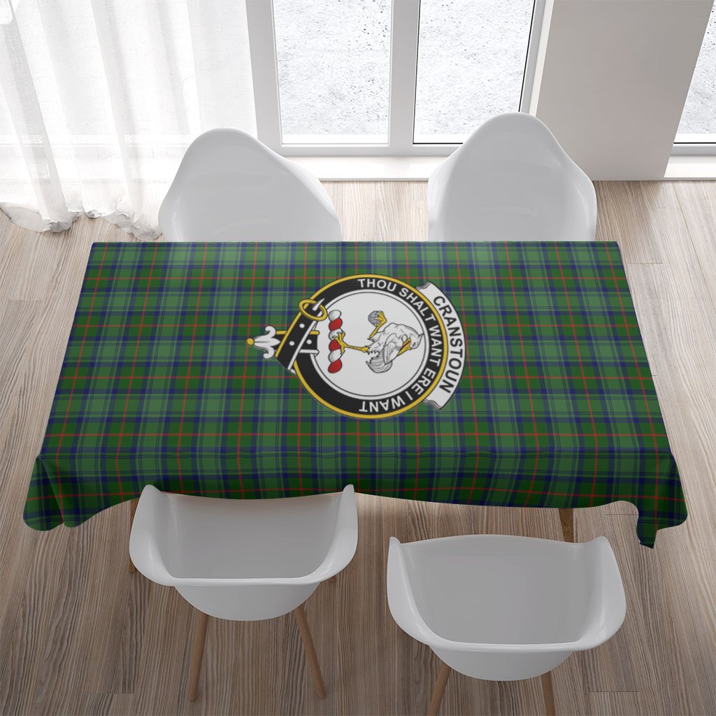 Cranstoun Tartan Crest Tablecloth