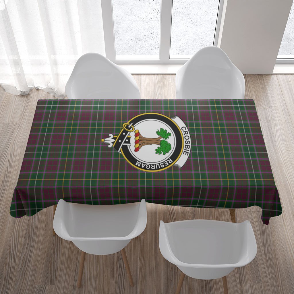 Crosbie Tartan Crest Tablecloth