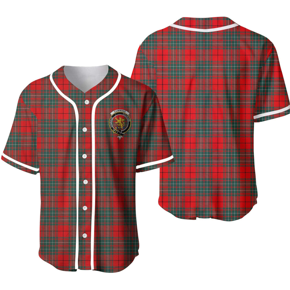 Cumming Tartan Unisex Baseball Jersey