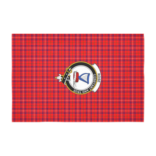 Rose Tartan Crest Tablecloth