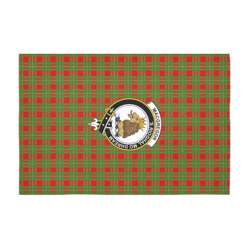 MacGregor Tartan Crest Tablecloth