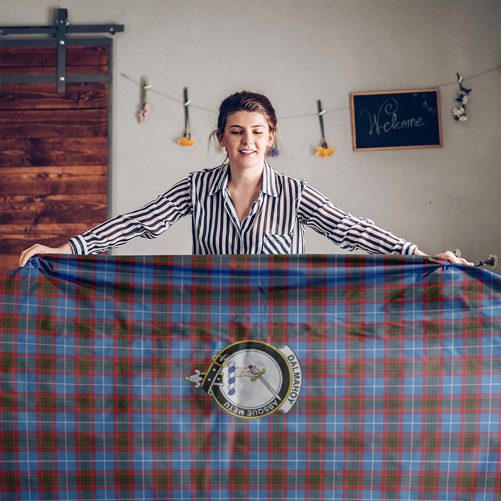 Dalmahoy Tartan Crest Tablecloth