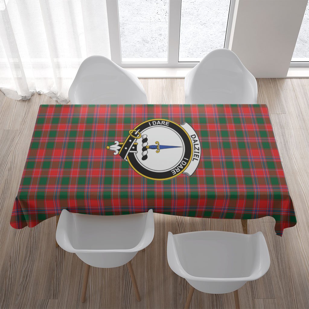 Dalziel Tartan Crest Tablecloth