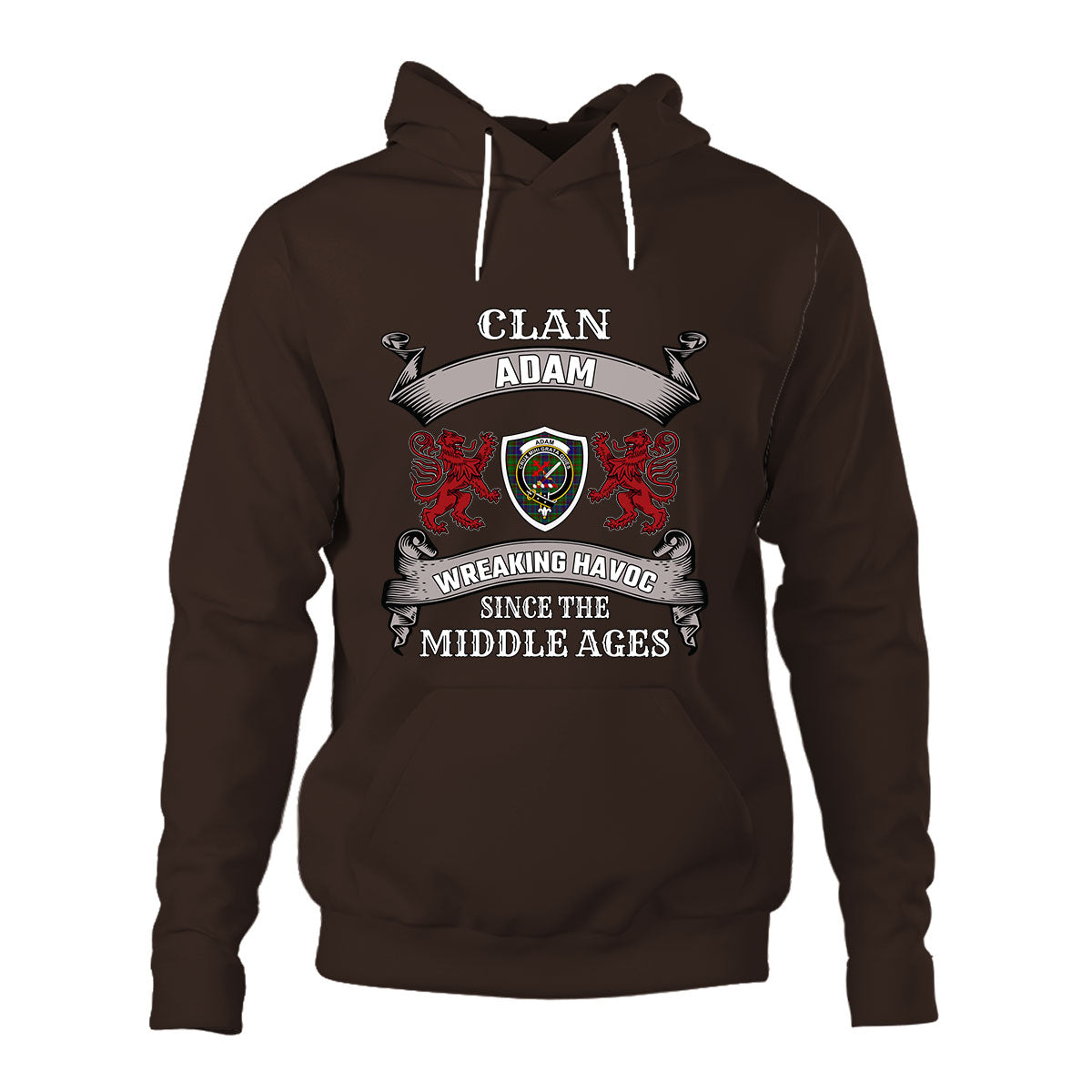 Adam Family Tartan - 2D Unisex Hoodie