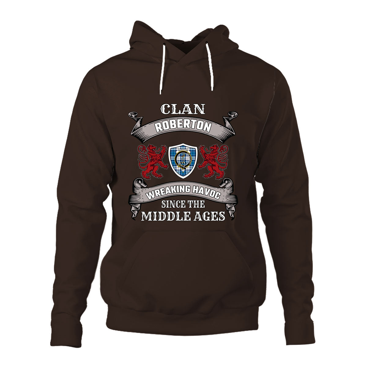 Roberton Family Tartan - 2D Unisex Hoodie