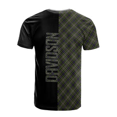 Davidson Tulloch Dress Tartan T-Shirt Half of Me - Cross Style