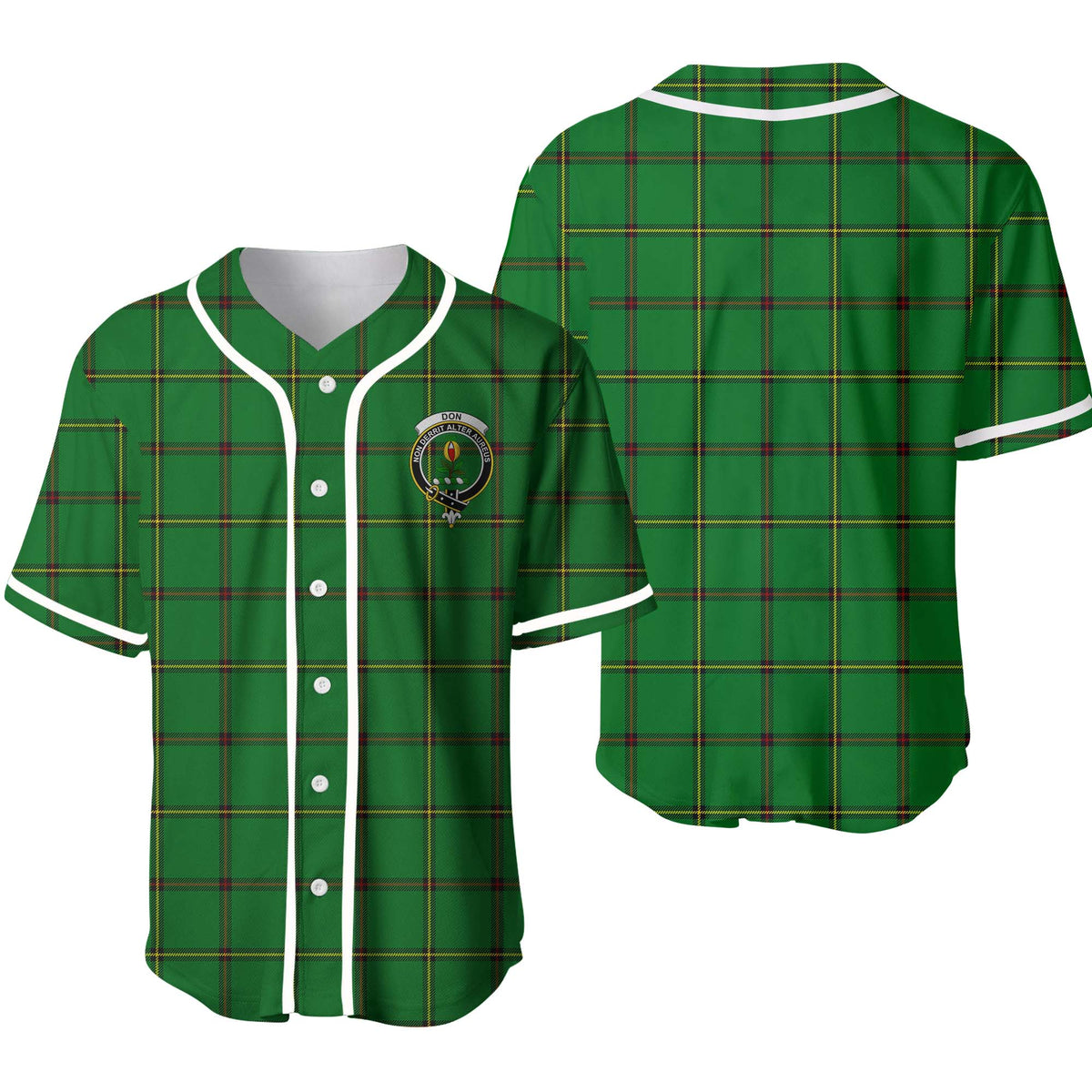 Don Tartan Unisex Baseball Jersey