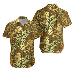 Donachie of Brockloch Ancient Hunting Tartan Vintage Leaves Hawaiian Shirt