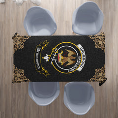 Drummond Crest Tablecloth - Black Style