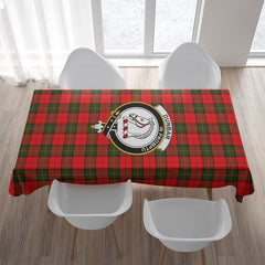 Dunbar Tartan Crest Tablecloth