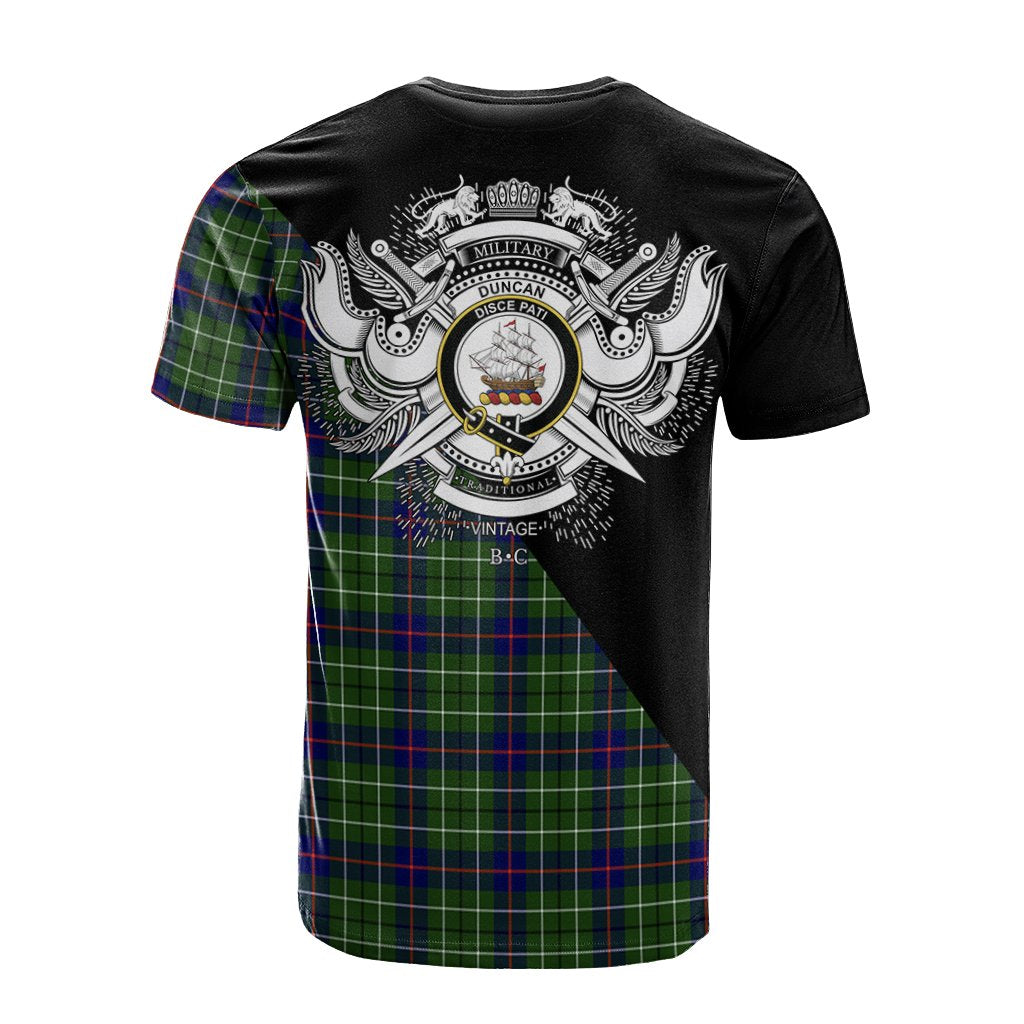 Duncan Modern Tartan - Military T-Shirt