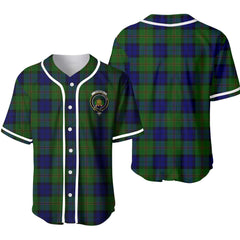 Dundas Tartan Unisex Baseball Jersey