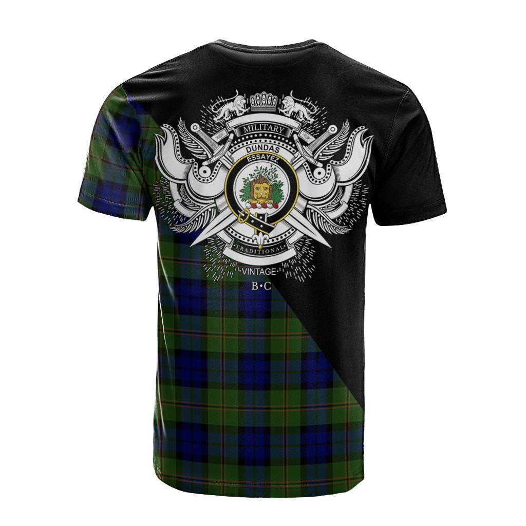 Dundas Modern Tartan - Military T-Shirt