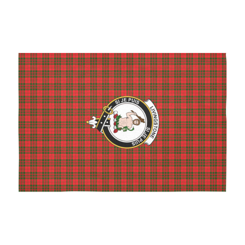 Livingstone Tartan Crest Tablecloth