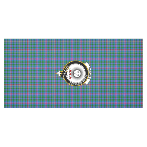 Pitcairn Tartan Crest Tablecloth