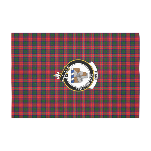 Haig Tartan Crest Tablecloth