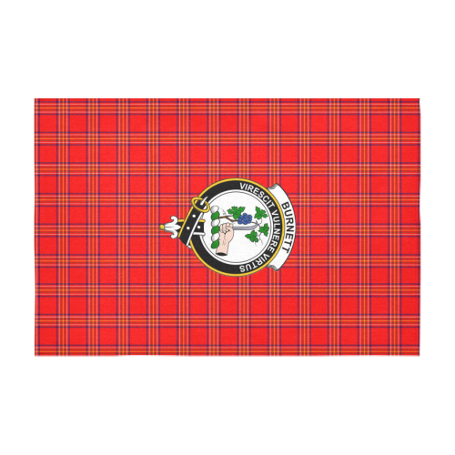 Burnett Tartan Crest Tablecloth