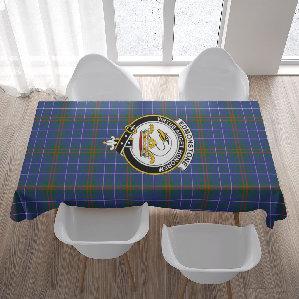 Edmonstone Tartan Crest Tablecloth