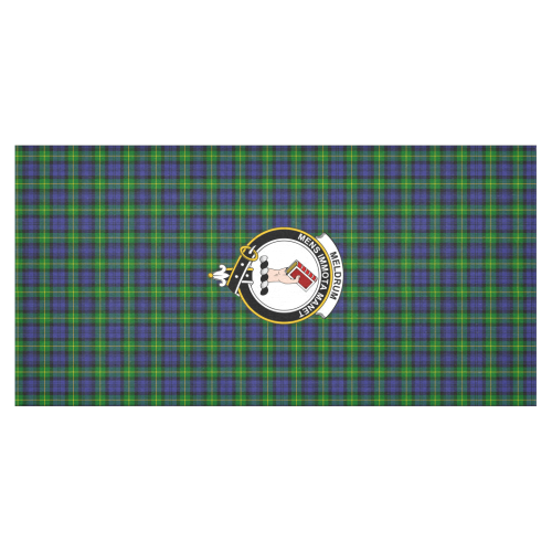 Meldrum Tartan Crest Tablecloth