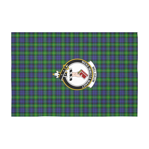 Meldrum Tartan Crest Tablecloth