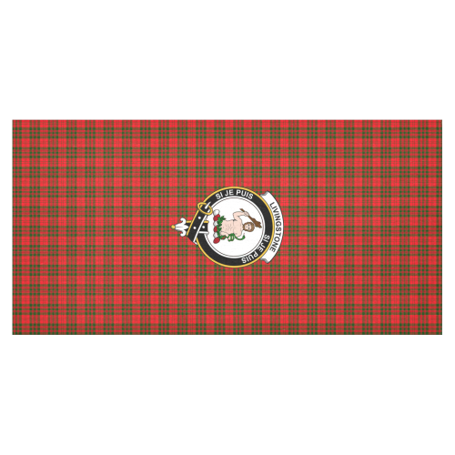 Livingstone Tartan Crest Tablecloth