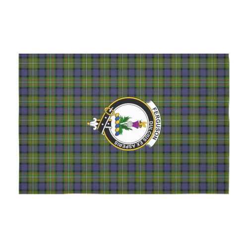 Fergusson Modern Tartan Crest Tablecloth