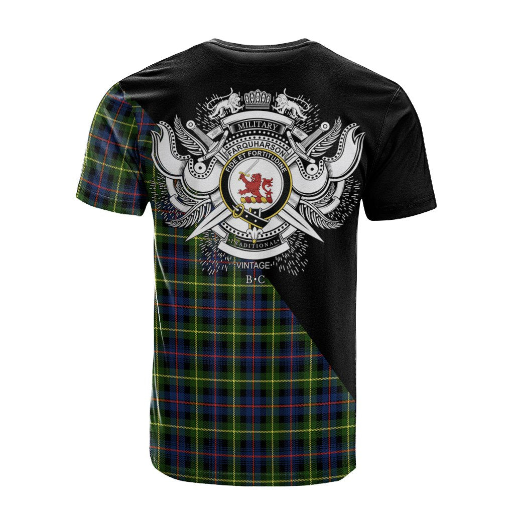 Farquharson Modern Tartan - Military T-Shirt