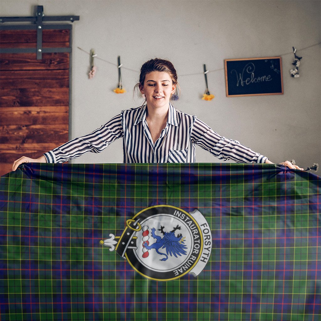 Forsyth Tartan Crest Tablecloth