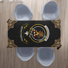 Fotheringham Crest Tablecloth - Black Style