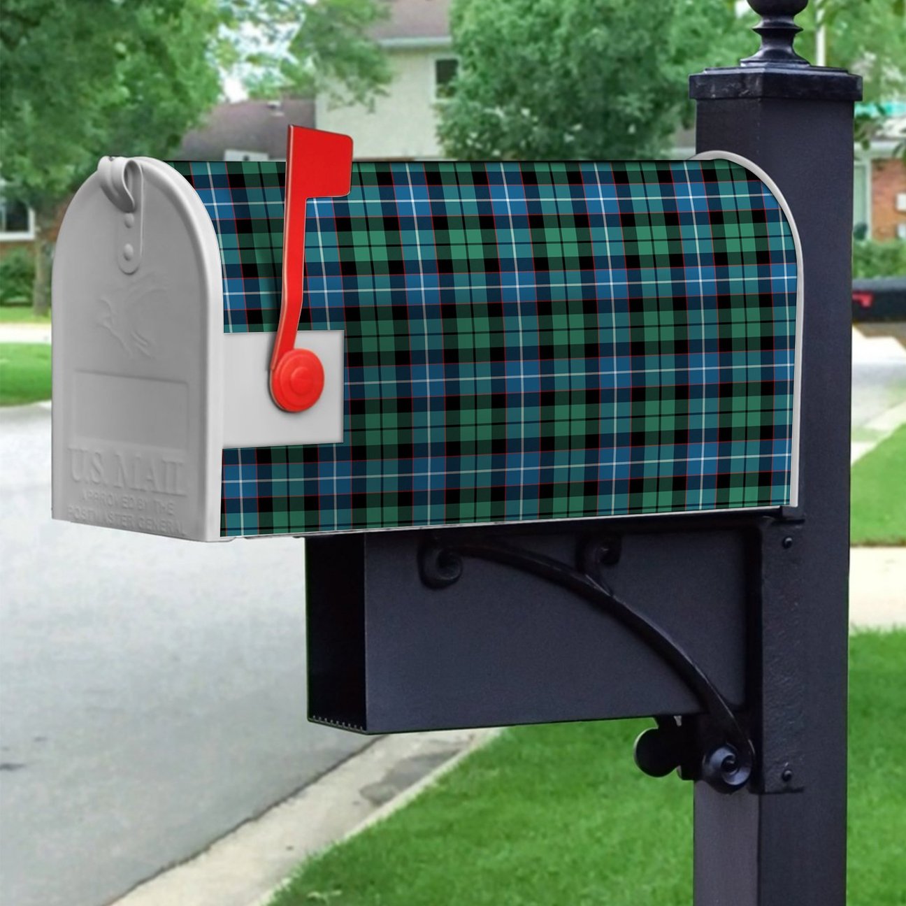 Galbraith Ancient Tartan Crest Mailbox