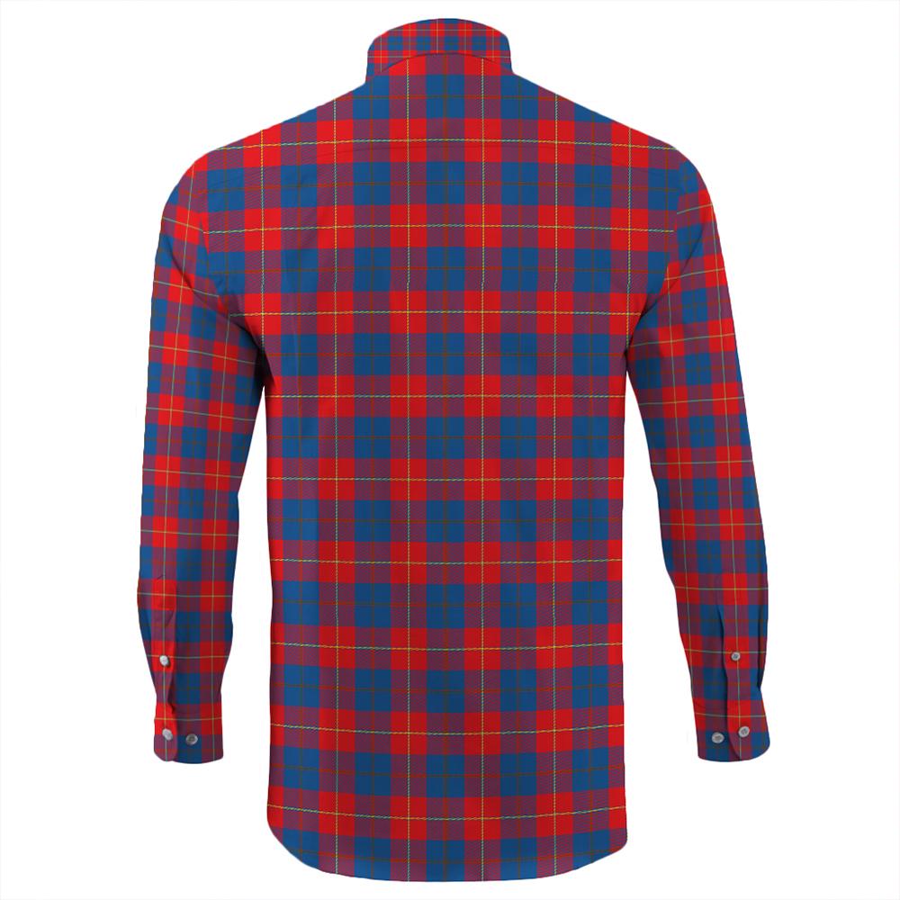 Galloway Red Tartan Long Sleeve Button Shirt