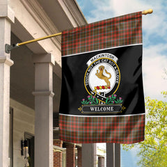 MacKintosh Hunting Weathered Tartan Crest Garden Flag - Welcome Style