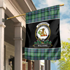 MacThomas Ancient Tartan Crest Garden Flag - Welcome Style