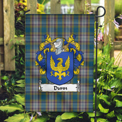 Dunn Tartan Crest Garden Flag