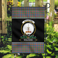 MacIntyre Ancient Tartan Crest Garden Flag - Welcome Style