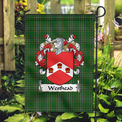 Westhead Tartan Crest Garden Flag