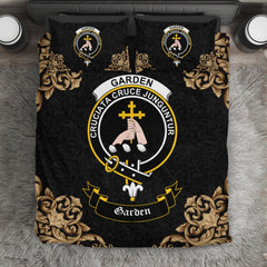 Garden (or Gardyne) Crest Black Bedding Set