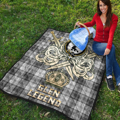 Glen Tartan Crest Legend Gold Royal Premium Quilt