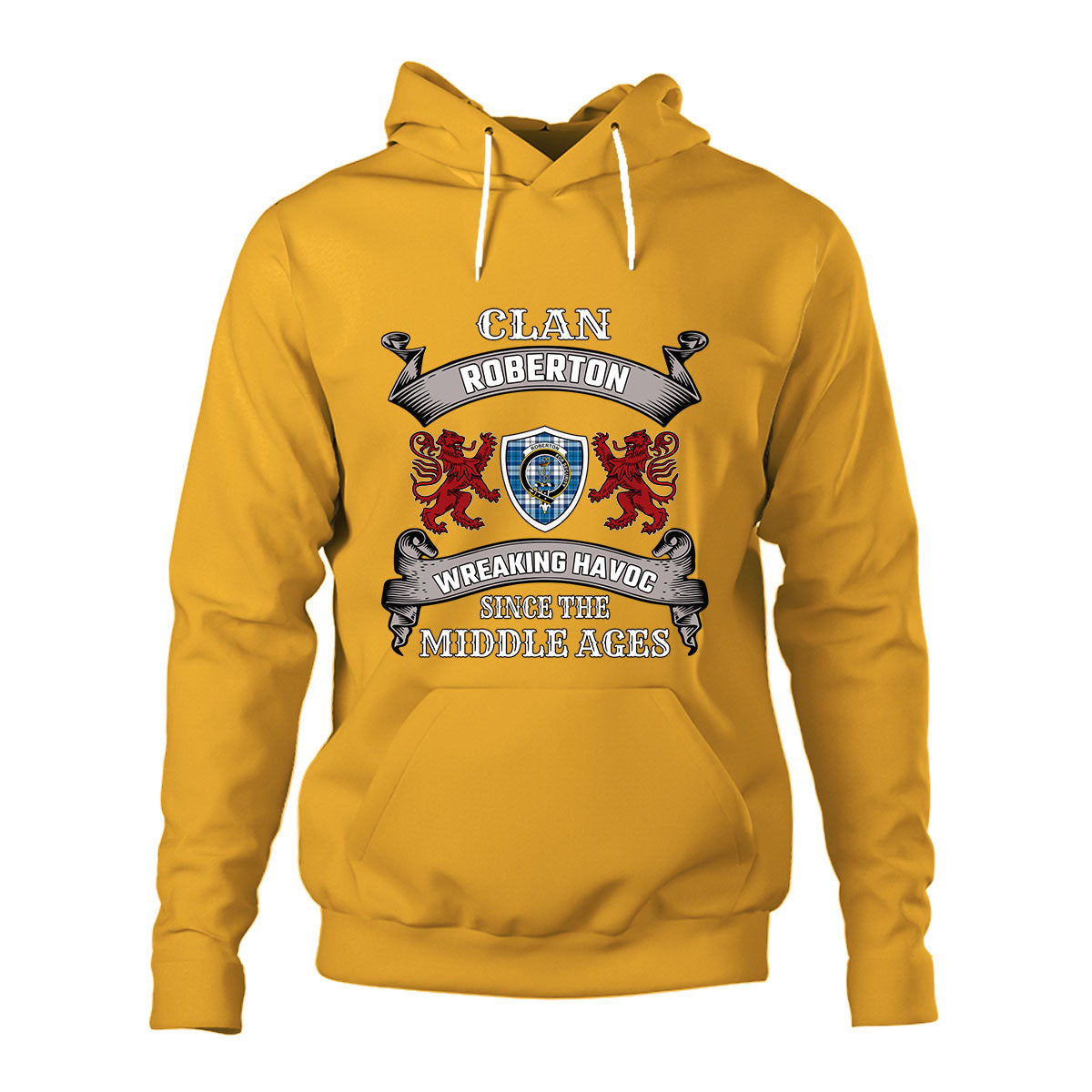 Roberton Family Tartan - 2D Unisex Hoodie